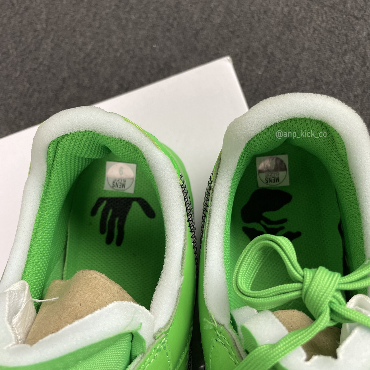 Off White Nike Air Force 1 Low Light Green (8) - newkick.cc